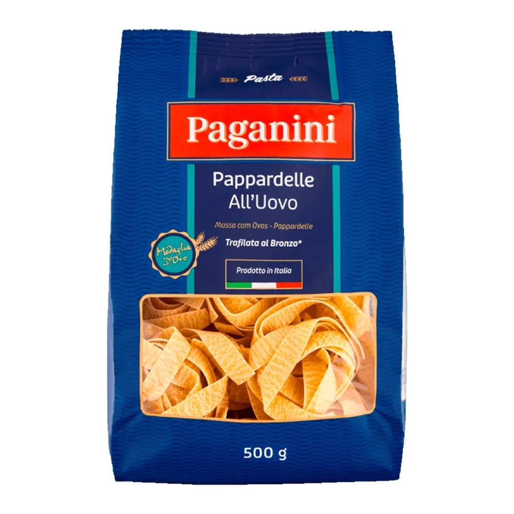MACARRÃO PAGANINI PARPPARDELLE ALL`UOVO 500G