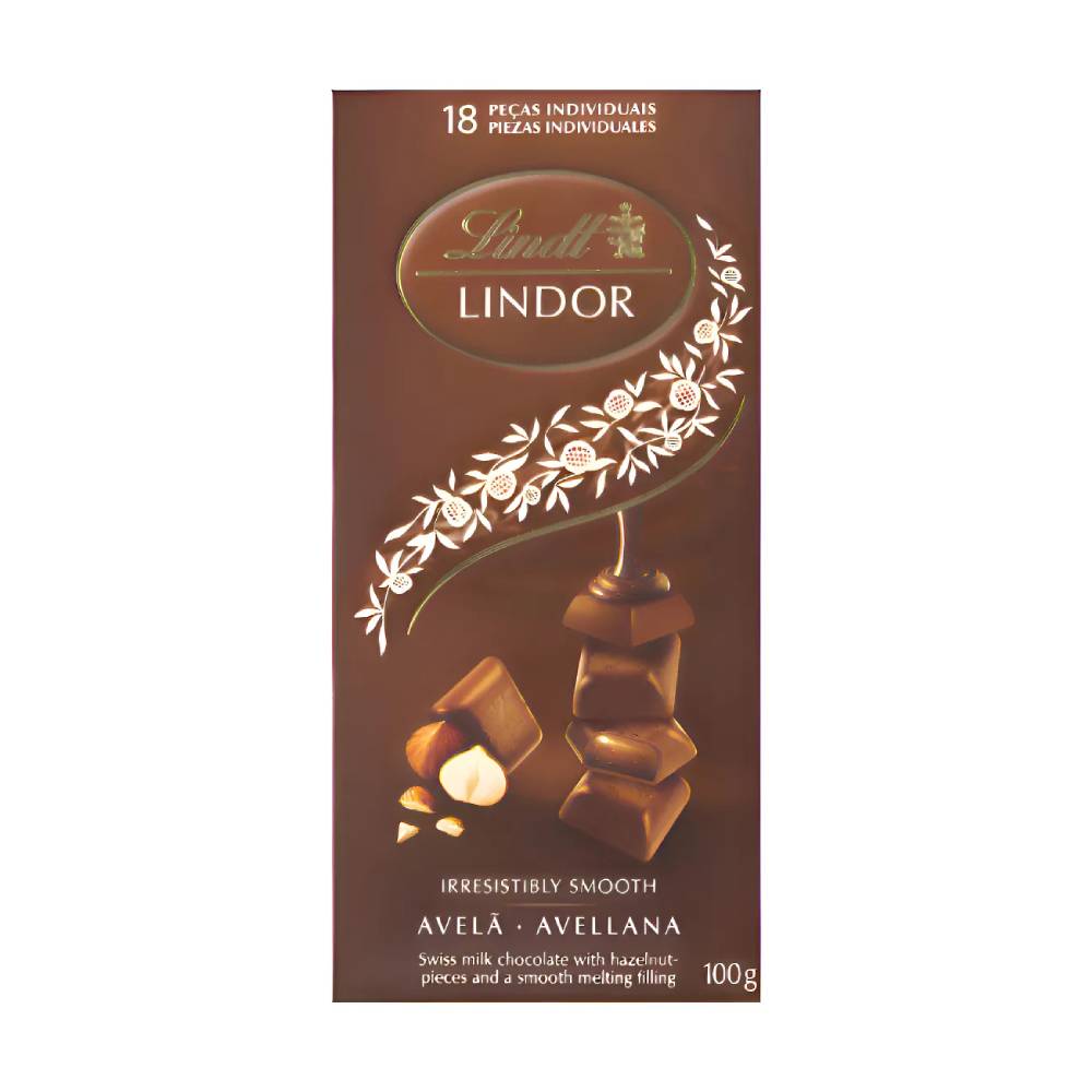 LINDT LINDOR AVELÃ 100G