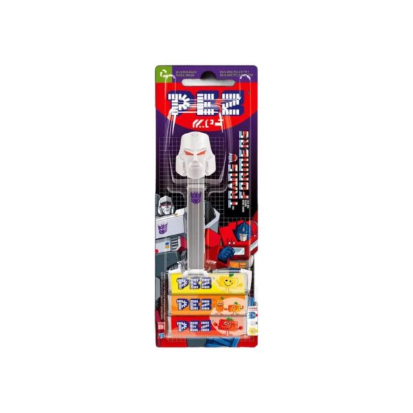 DISPENSER DE BALA PEZ TRASFORMES MEGATRON 25G