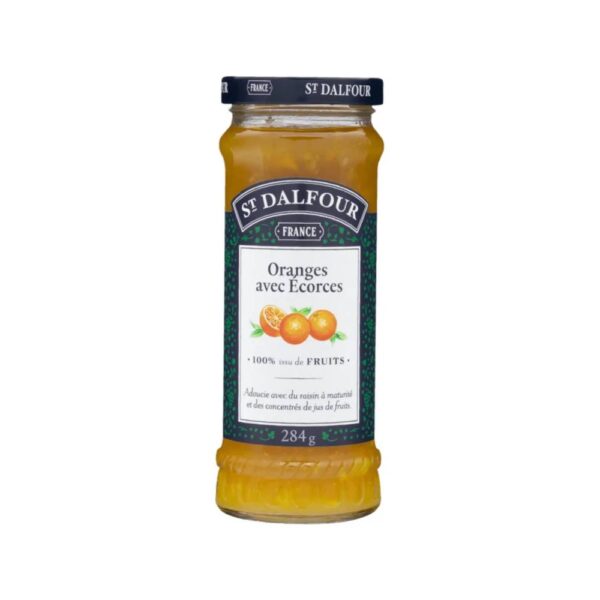 GELEIA ST DALFOUR ORANGES AVEC ECORCES 284G