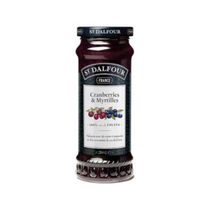GELEIA ST DALFOUR CRANBERRIES & MYRTILLES 284G