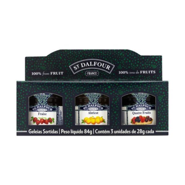 MINI TRIO DE GELEIA ST DALFOUR 84G
