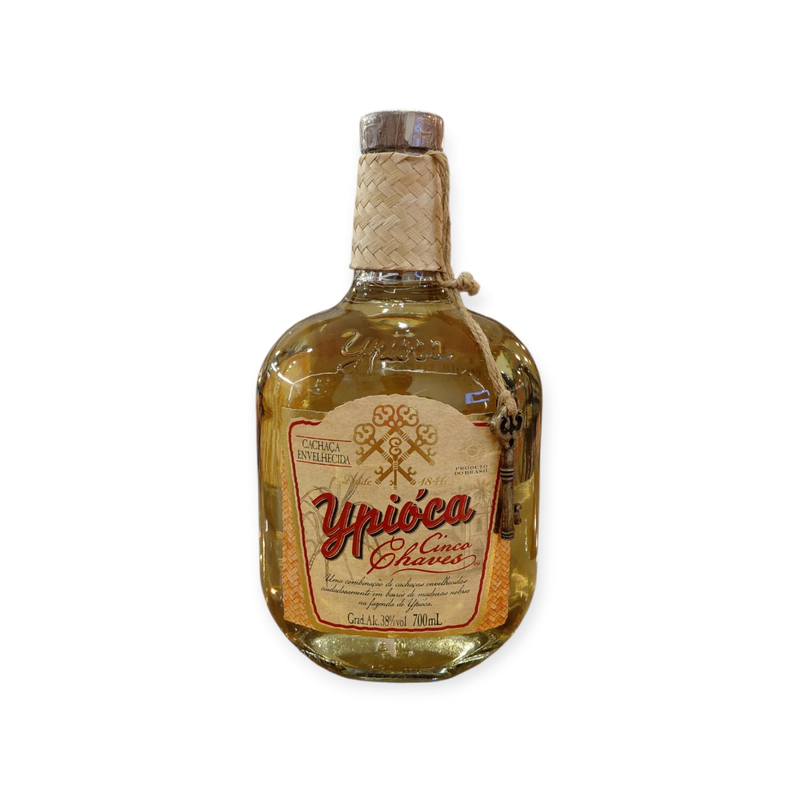 CACHAÇA YPIOCA CINCO CHAVES 700ML