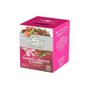CHÁ AHMAD TEA ROSEHIP,HIBISCUS&CHERRY 20G