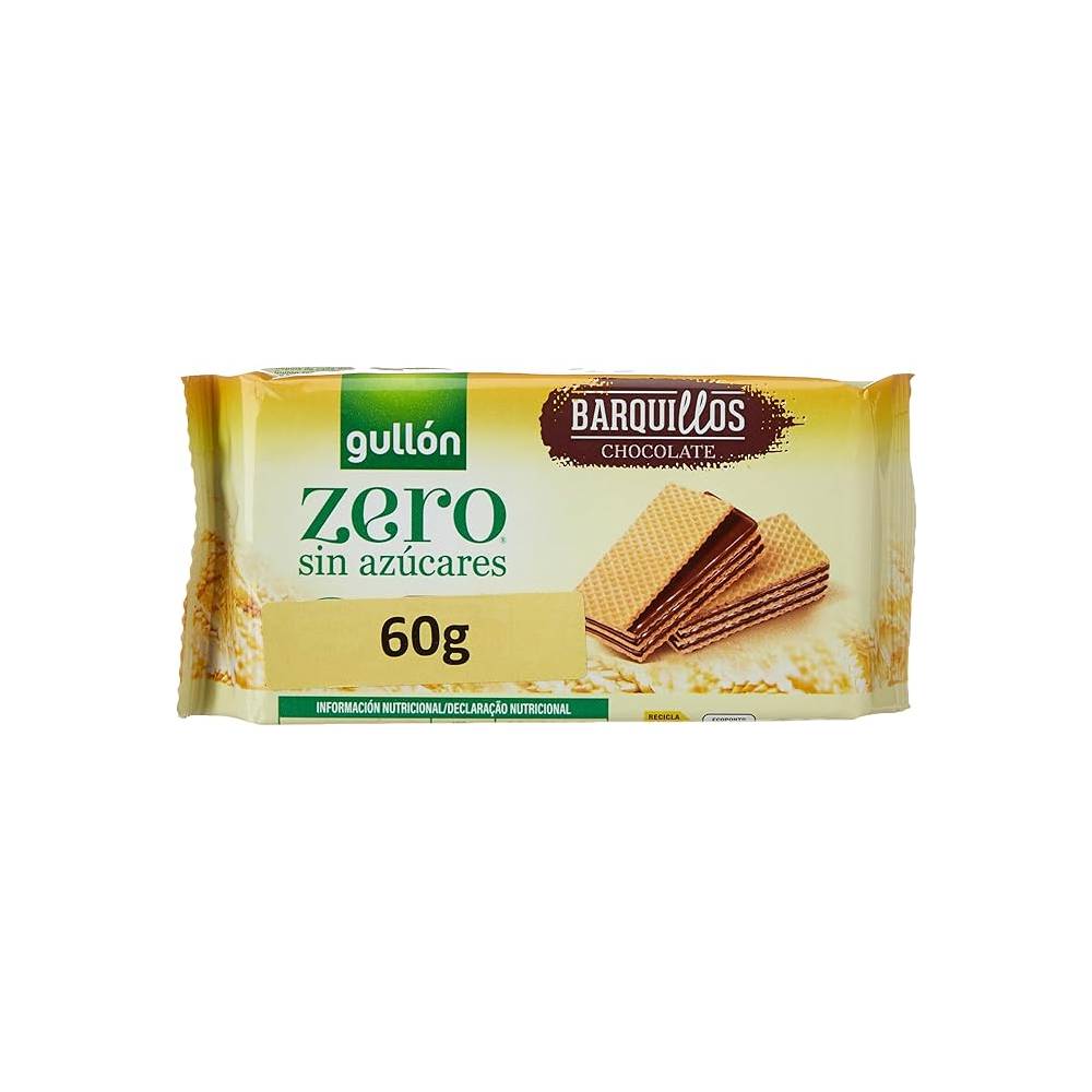 WAFER GULLON BARQUILLOS ZERO AÇUCAR 60G