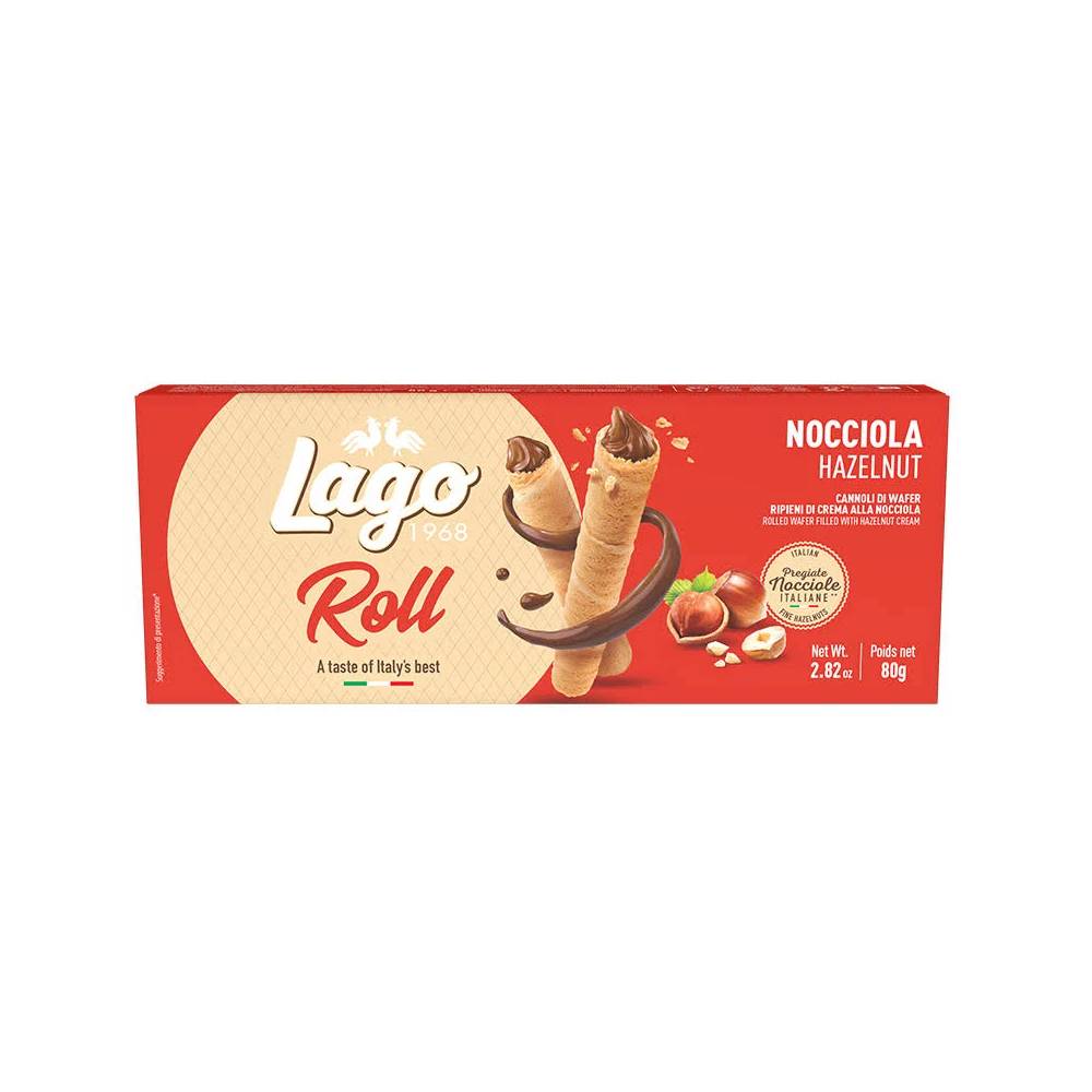 CANUDINHOS LAGO ROLL NOCCIOLA 80G