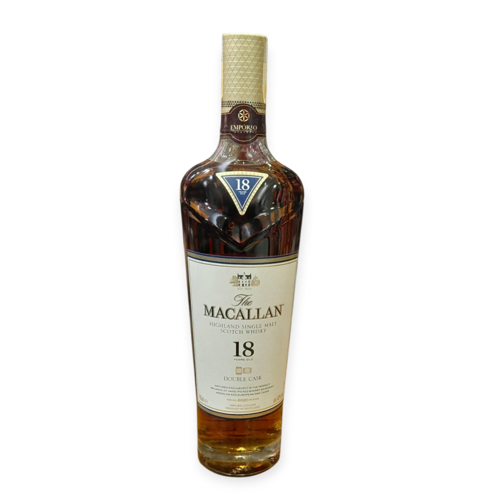 WHISKY ESC THE MACALLAN 18 ANOS DOUBLE CASK 700ML